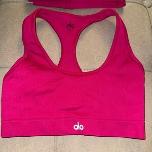 ALO seamless ribbed bra